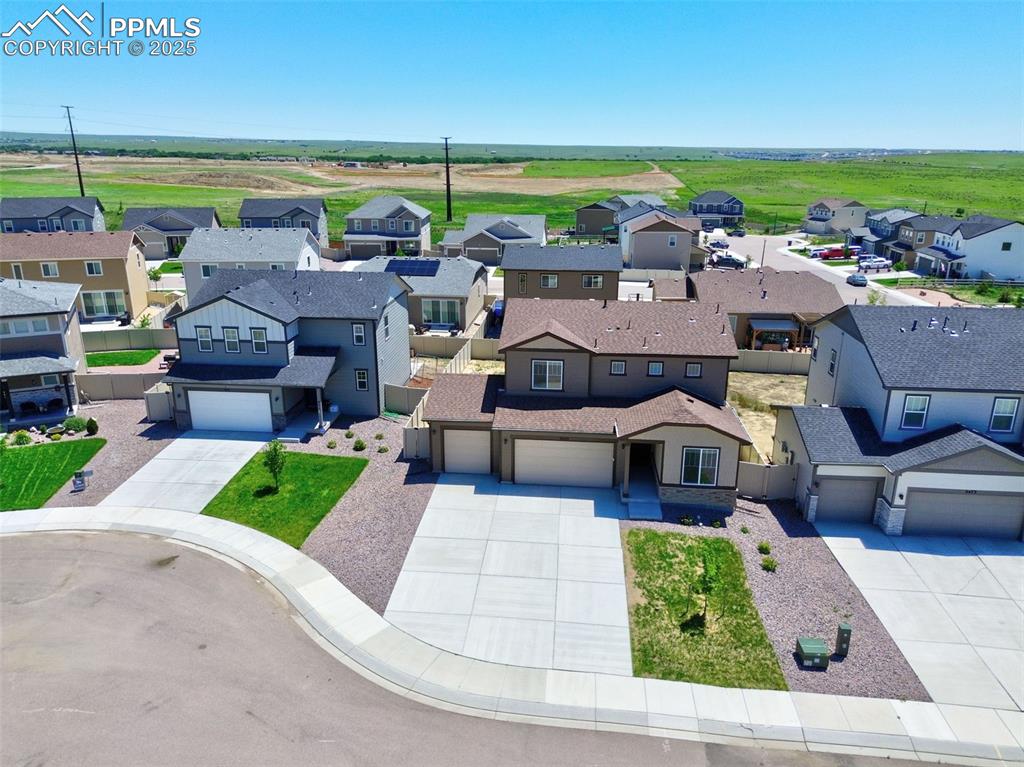 Image 24 of 24: Aerial view of residential area