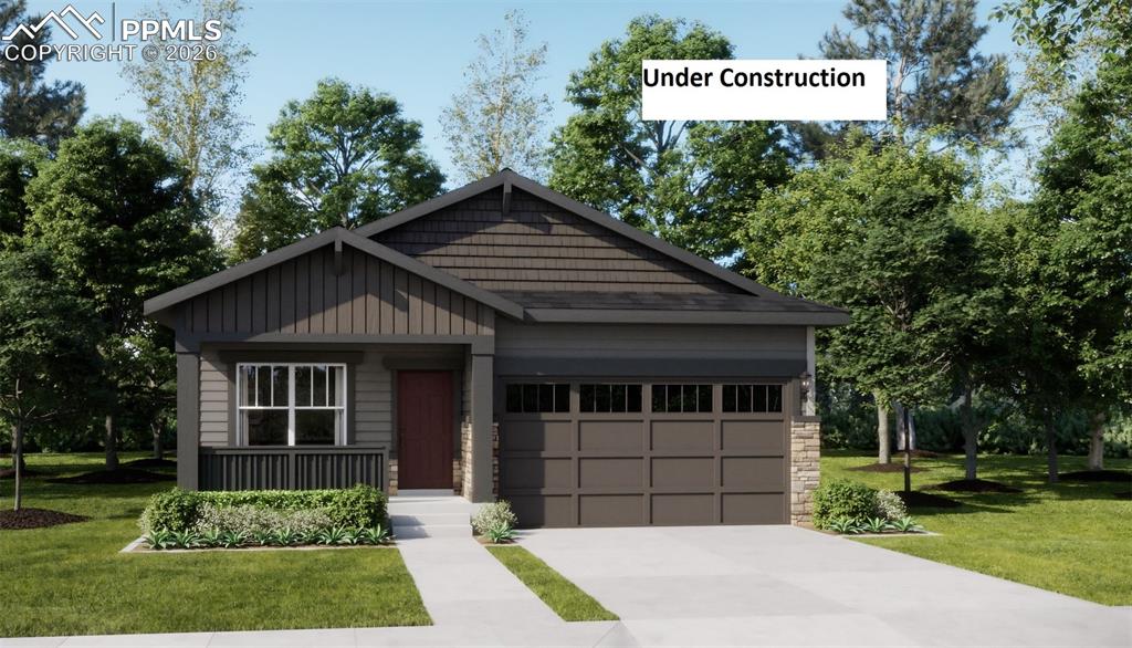 Caption: Front of Structure