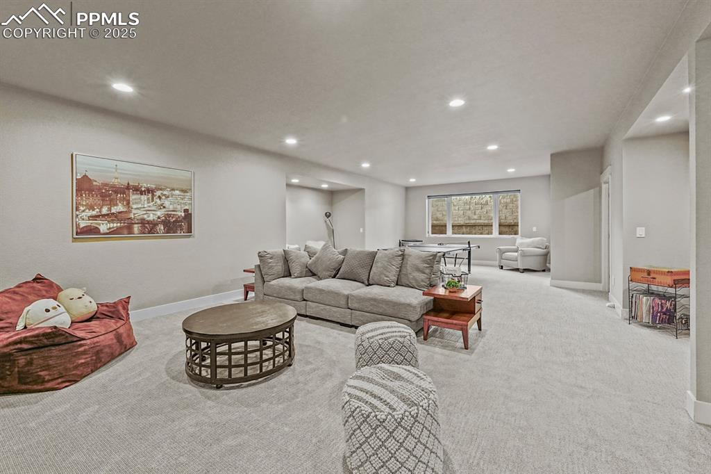 Image 23 of 46: Basement Rec Room