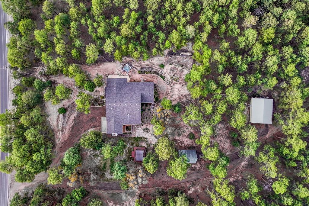 Image 46 of 49: Aerial view of property