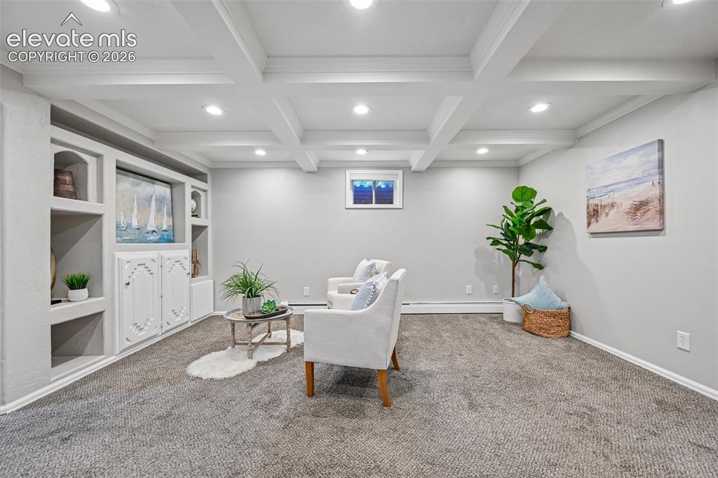 Image 20 of 41: Family room in basement