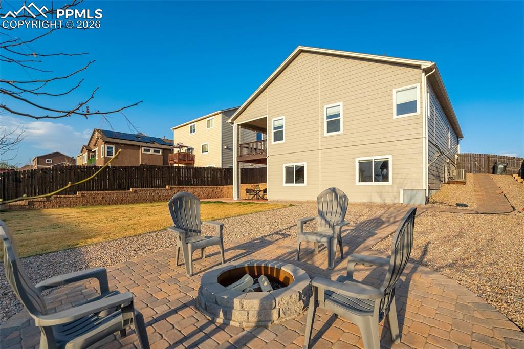 Image 42 of 46: Firepit, lovely area 