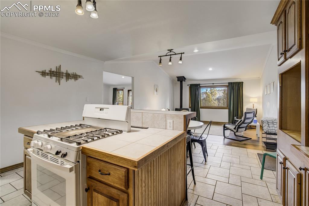 Image 4 of 42: Kitchen, dining and rec room