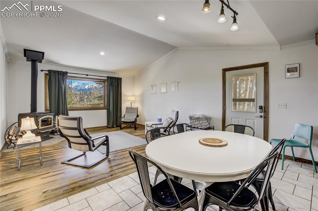 Image 5 of 42: Kitchen, dining and rec room