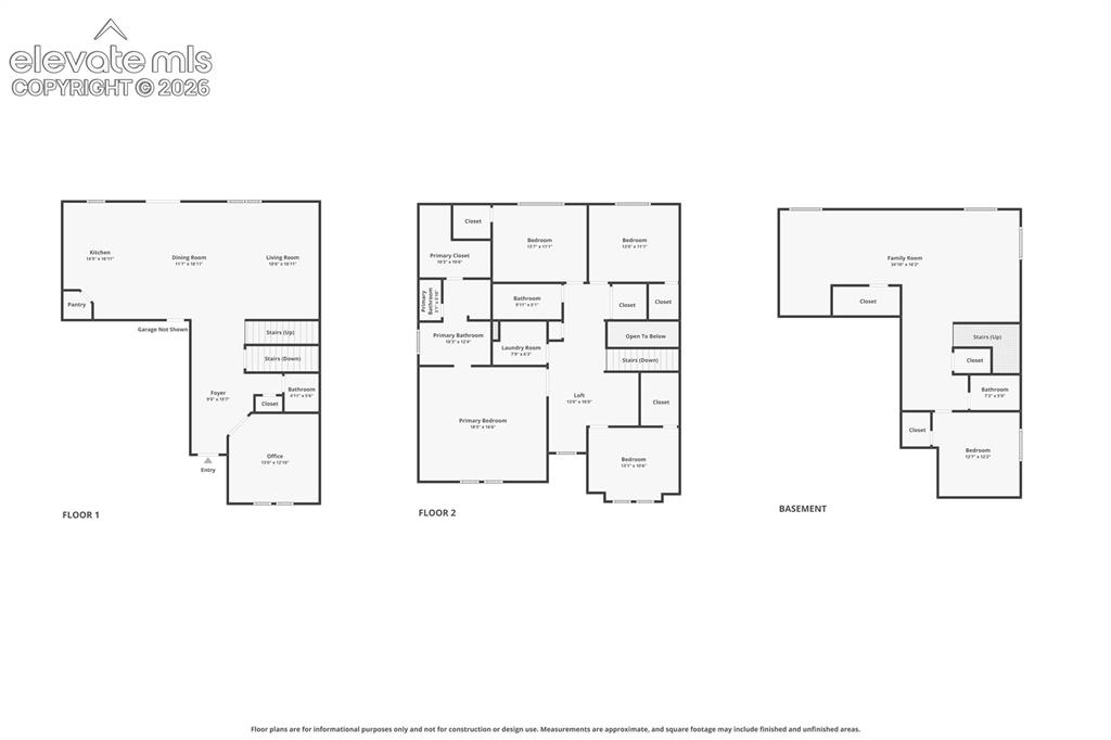 Image 42 of 42: Whole house floor plans