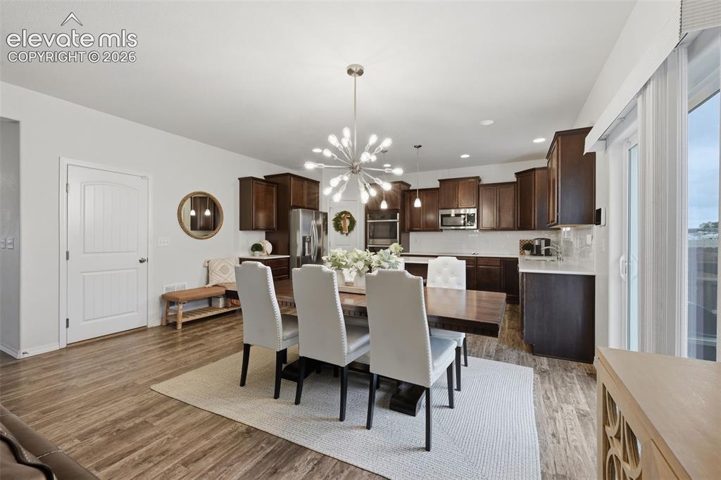 Image 9 of 42: Open concept to nook