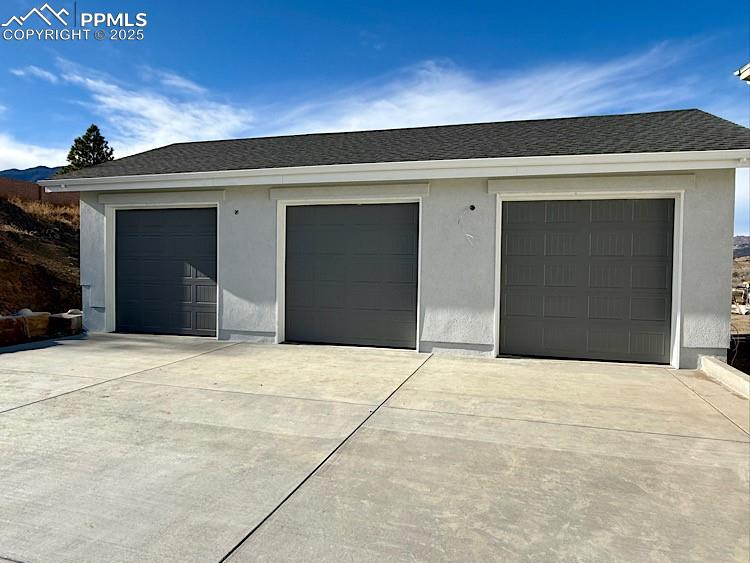 Image 35 of 36: This home includes a 1 Car Detached Garage. Please, excuse our dust as this