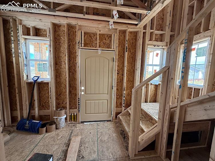 Image 6 of 20: Entry. Please, excuse our dust as this home is currently under construction