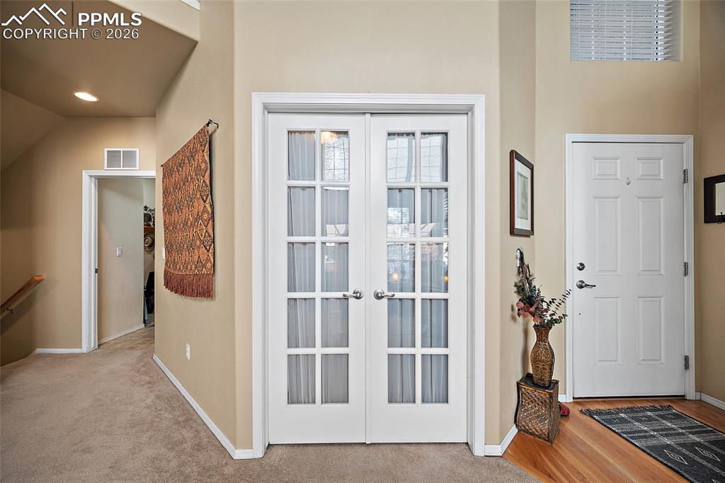 Image 17 of 50: Office with French doors. Plenty of privacy.