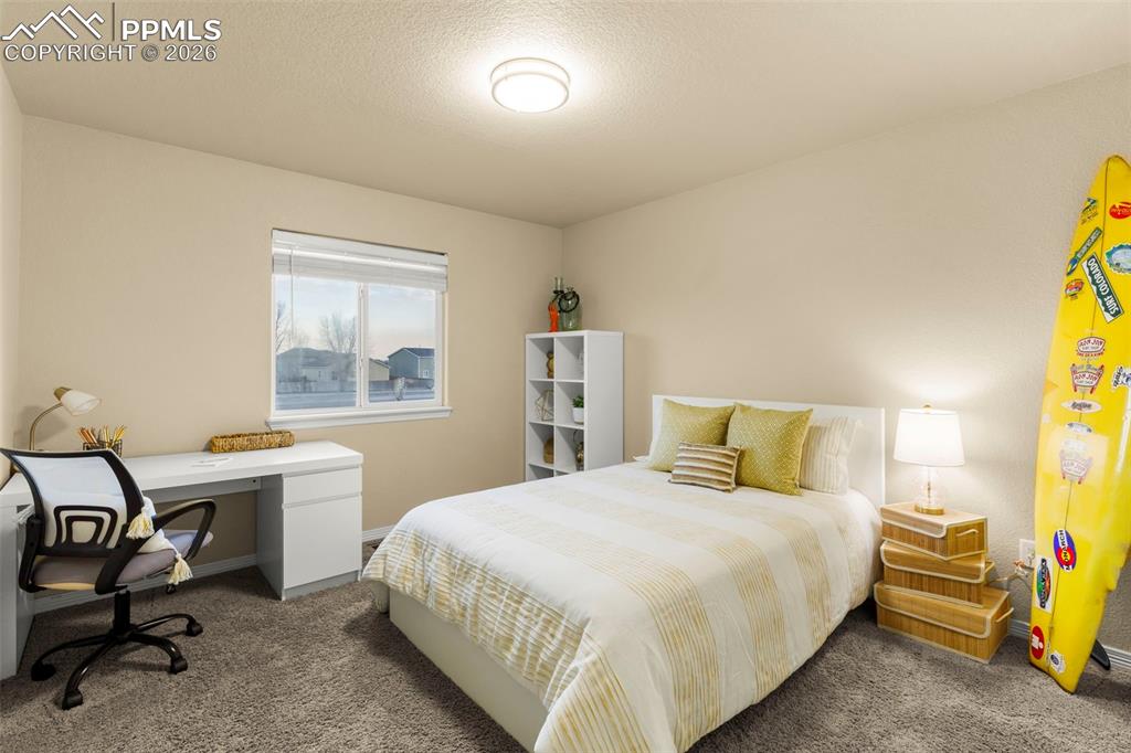 Image 28 of 50: Cozy loft area on the second floor with amazing mountain views views