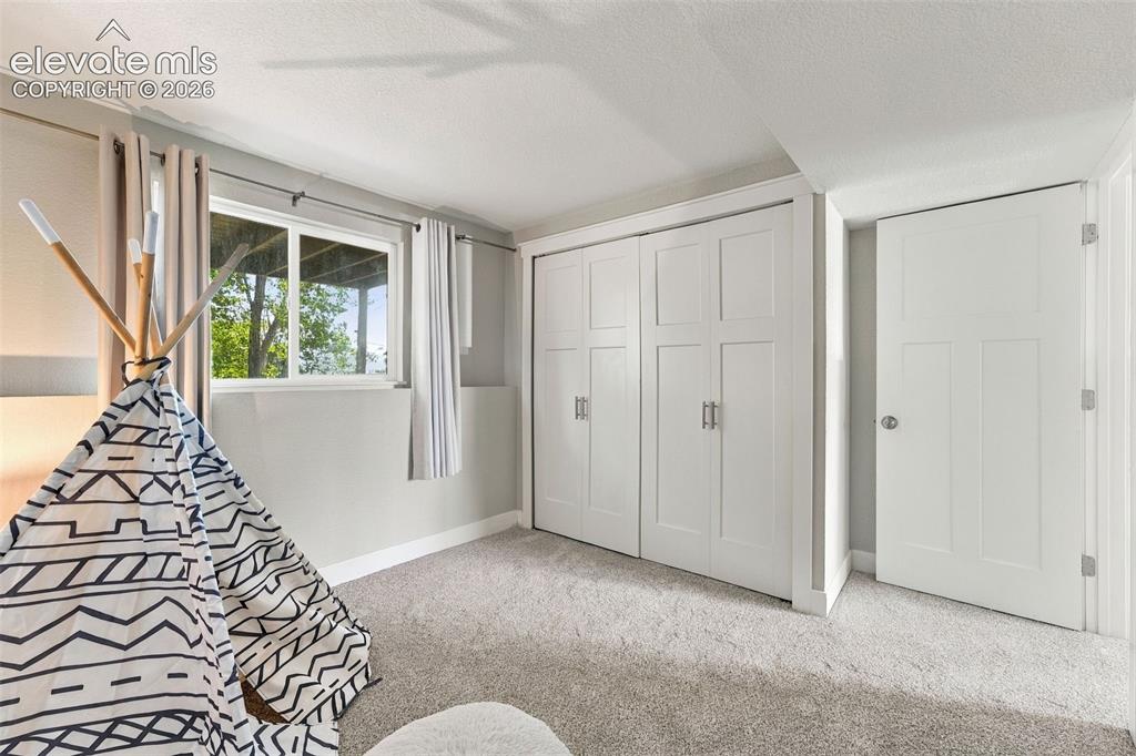 Image 21 of 46: Wall-to-wall carpeting with light-toned walls