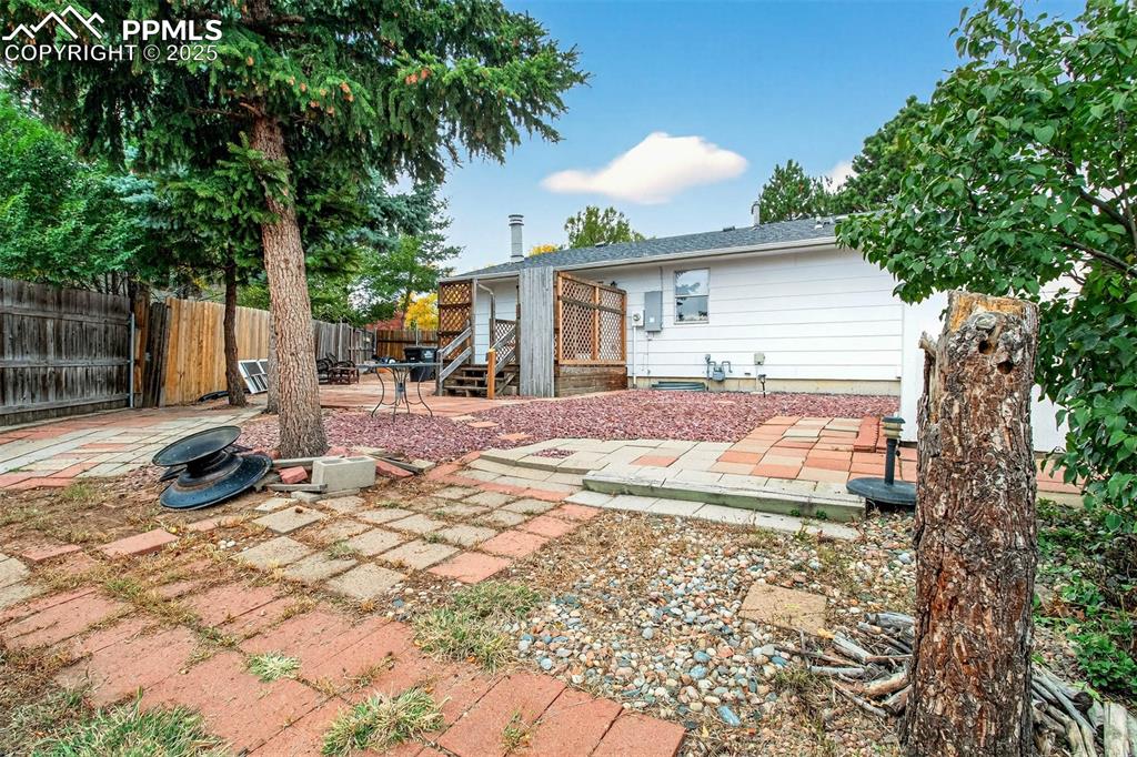 Image 37 of 37: Back of house featuring a patio and a fenced backyard