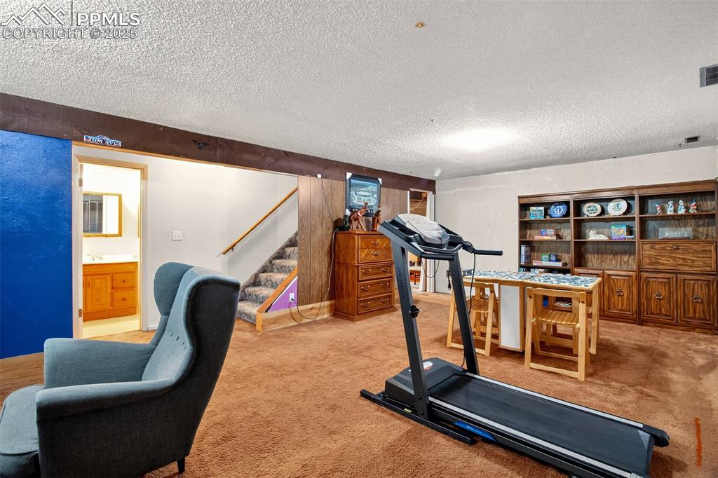 Image 9 of 37: Finished basement area