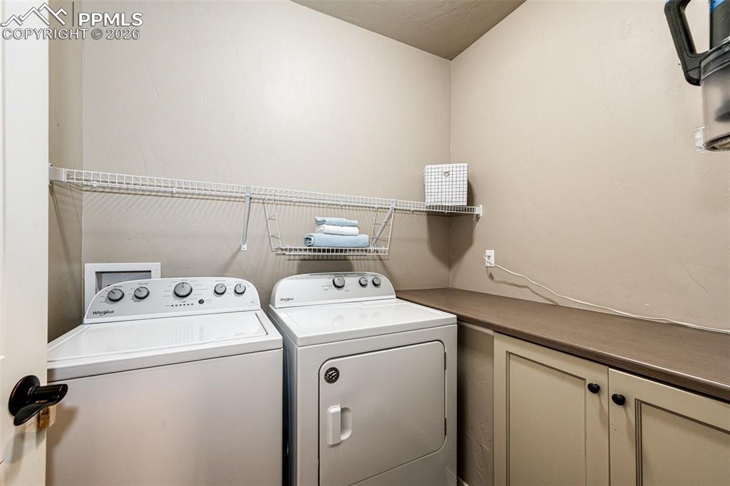 Image 23 of 45: Washer and Dryer included
