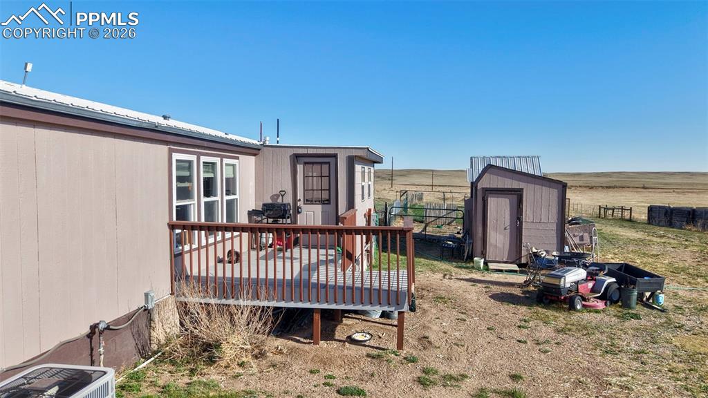 Image 6 of 47: Front and back porches-Fenced and Cross Fenced for animals