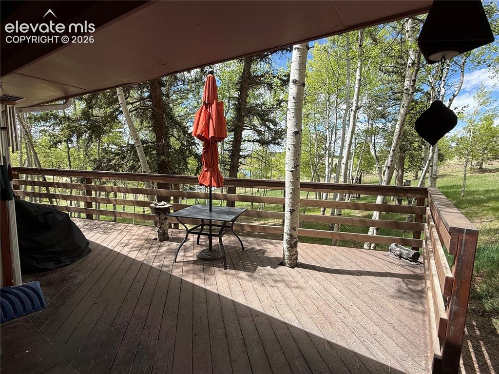 Image 28 of 38: Back Deck