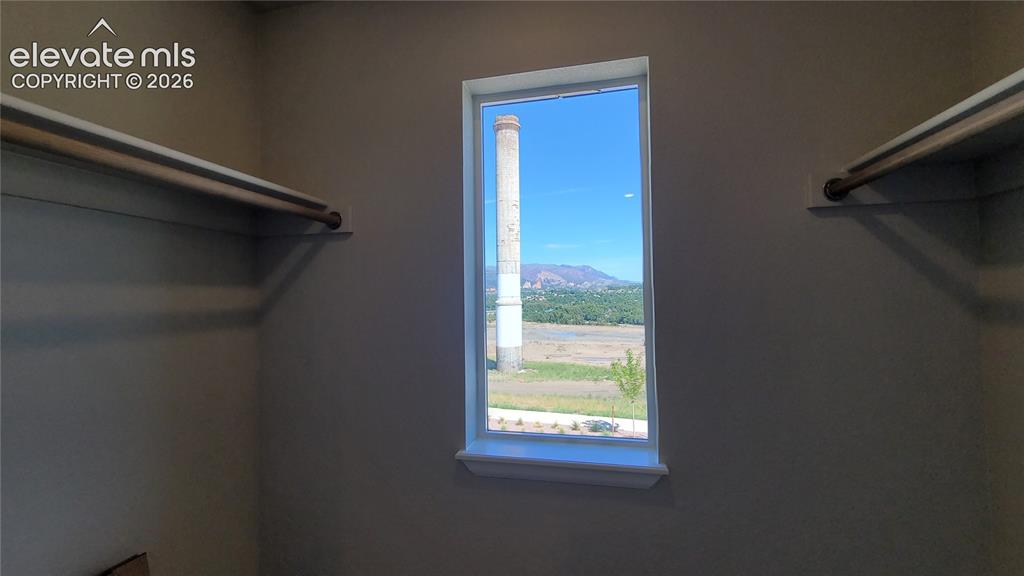 Image 32 of 41: Walk-in Closet with a View! 