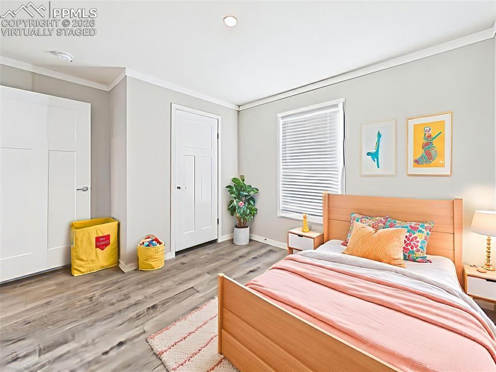 Image 37 of 50: Virtually Staged Secondary Bedroom – Perfectly staged for a child’s room or