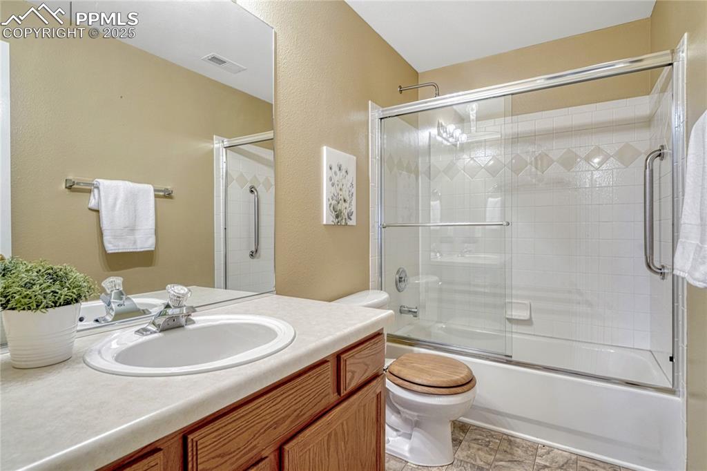 Image 38 of 47: Full bathroom in basement