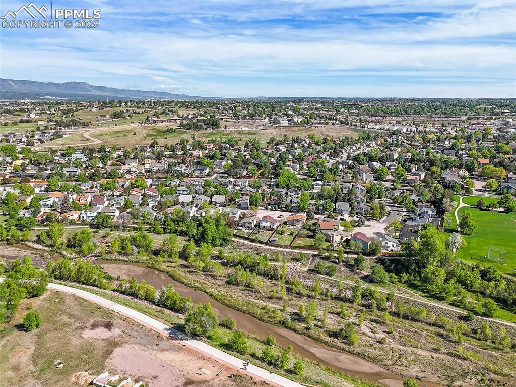 Image 38 of 47: Aerial view of property