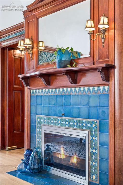 Image 11 of 50: 3 of seven Van Briggle fireplaces