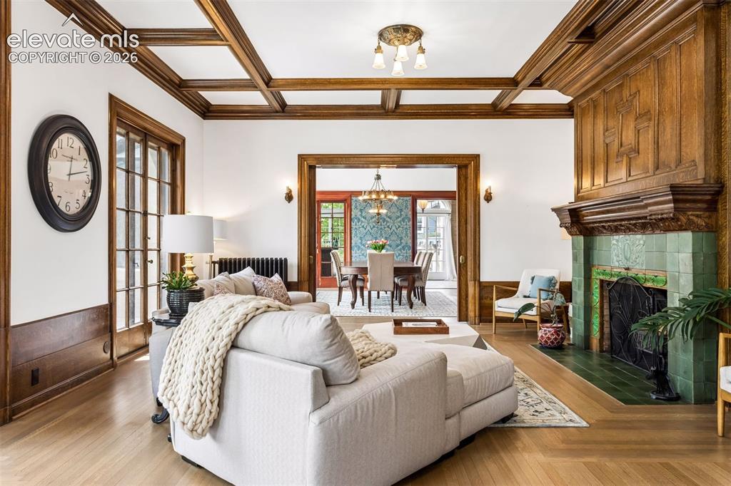 Image 8 of 50: 2 of seven Van Briggle fireplaces