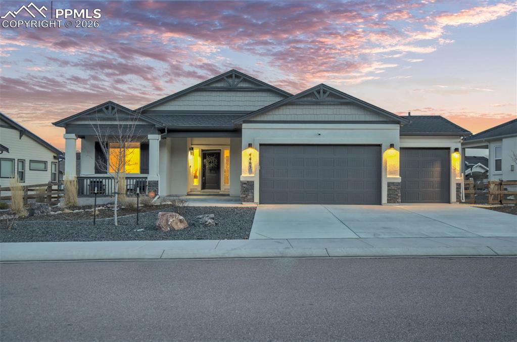 Caption: Front of Structure