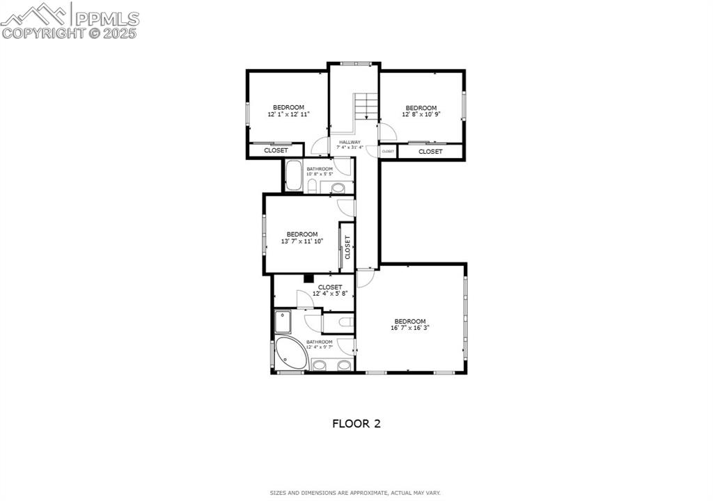 Image 34 of 35: Floorplan - second level