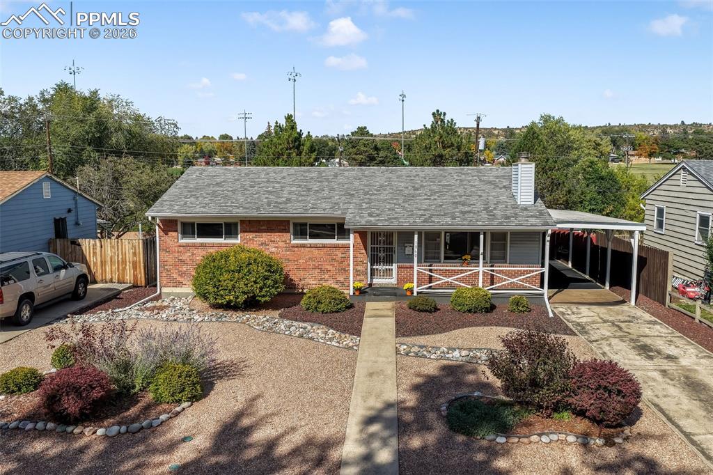 Image 44 of 50: Aerial view of property