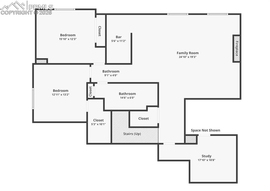 Image 49 of 50: lower level floor plan