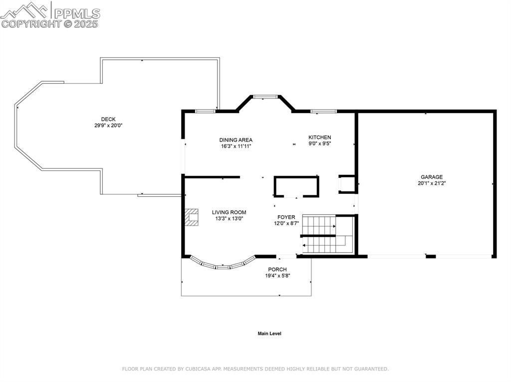 Image 42 of 45: Main level floor plan