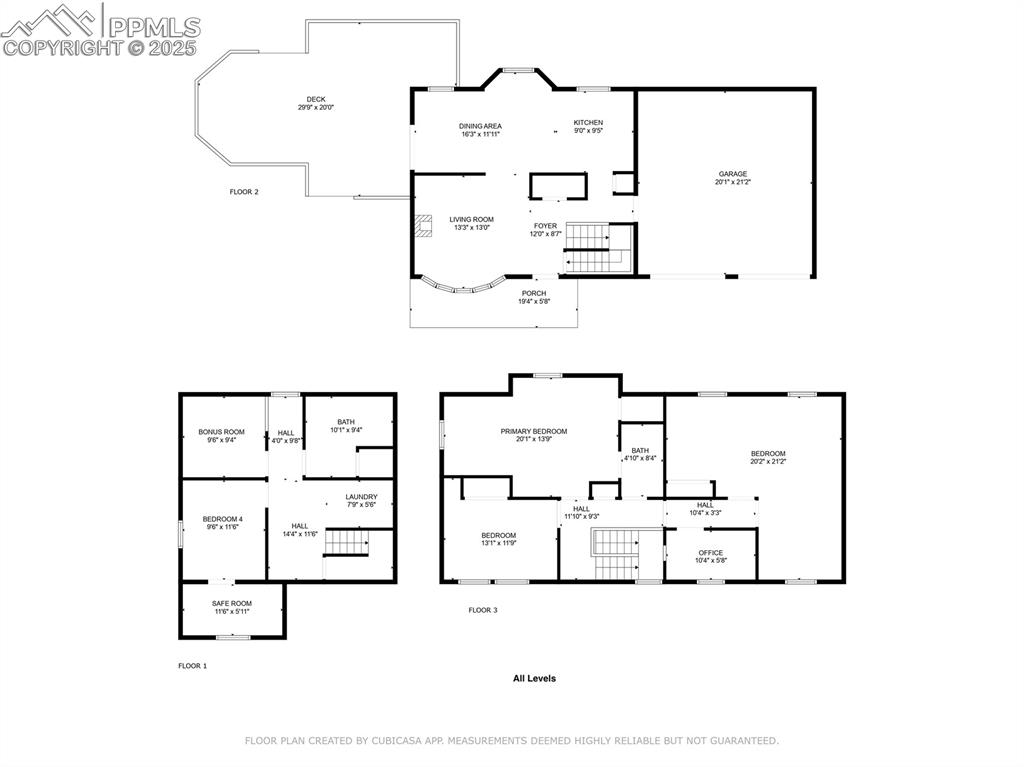 Image 45 of 45: All level floor plan