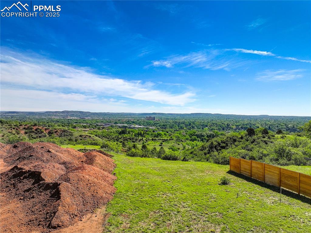 Image 4 of 10: Views northeast toward Penrose Hospital