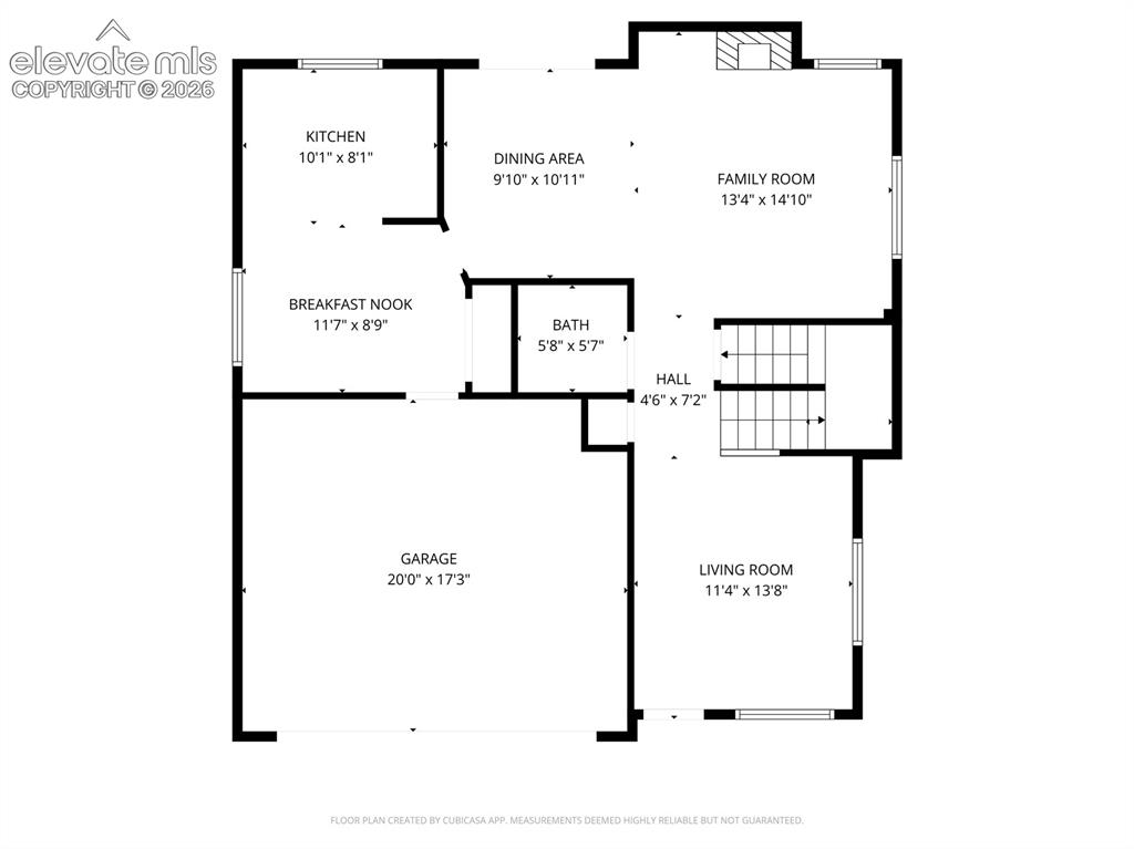 Image 44 of 46: Main Level Floor Plan