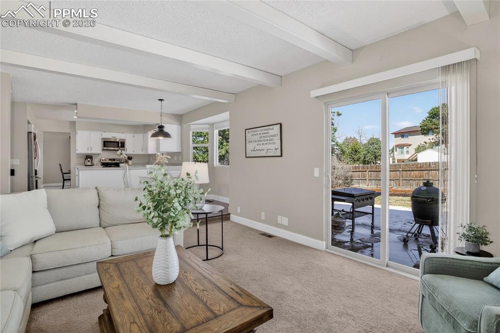 Image 10 of 28: Walk-out to patio & yard