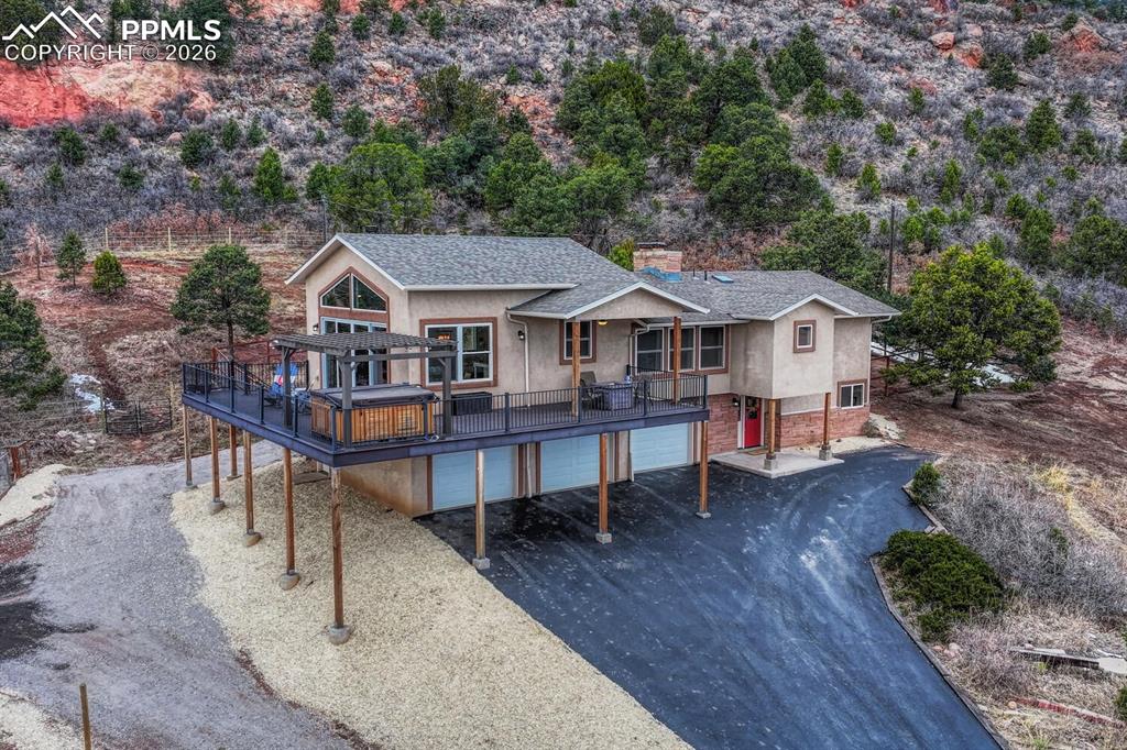 Caption: Back of Structure