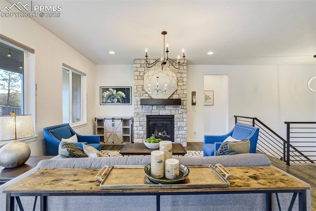 Image 17 of 46: The fixtures were thoughtfully chosen to complement the home’s charm and fu