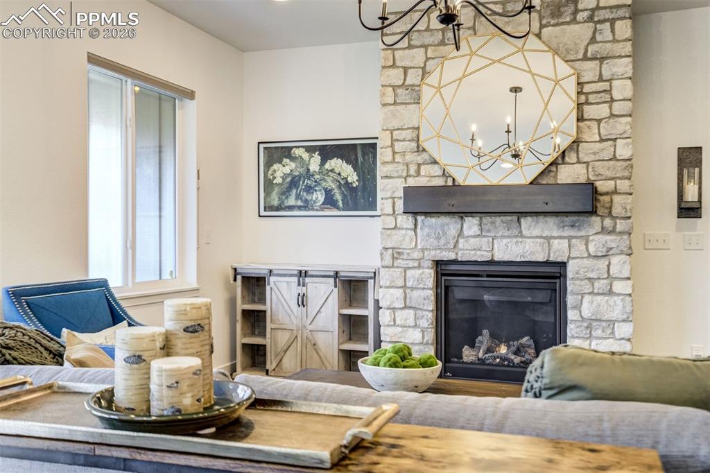 Image 18 of 46: ocated just steps from the kitchen, walk-out, and living room, the dining a