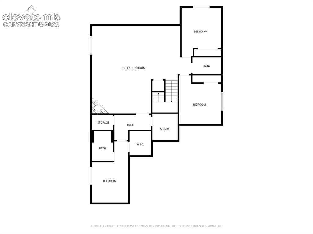 Image 50 of 50: Lower level floorplan