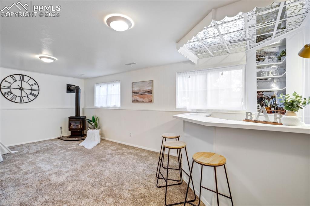 Image 24 of 41: Recently cleaned carpet.  