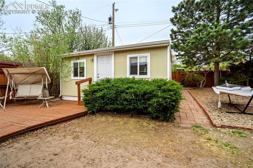 Image 41 of 41: Backyard has numerous spaces with 15x24 wood deck.