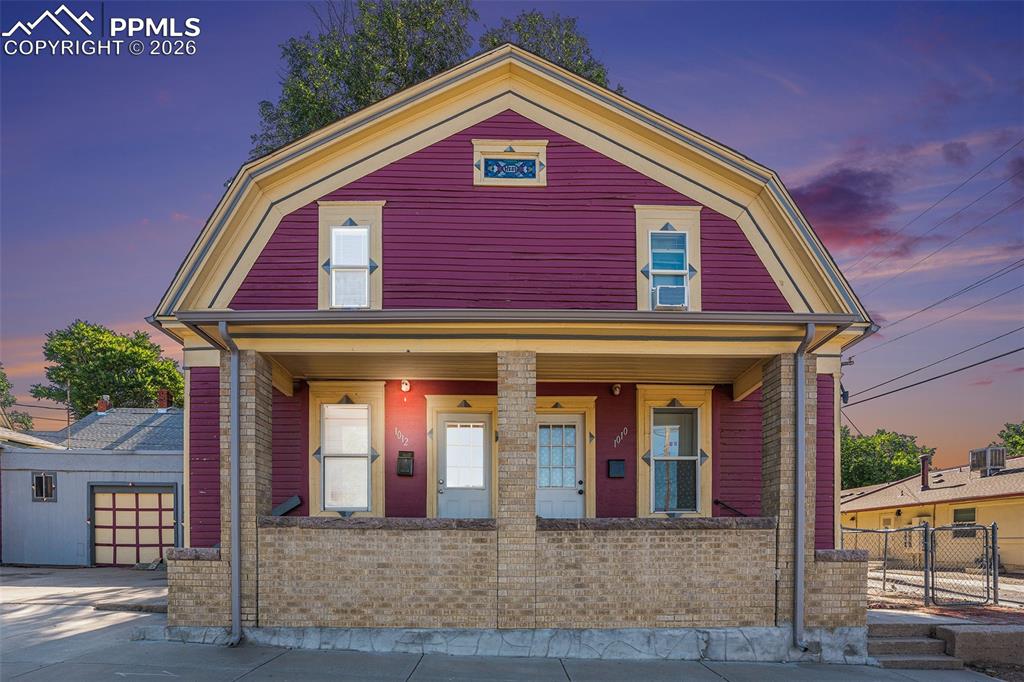 Caption: Front of Structure