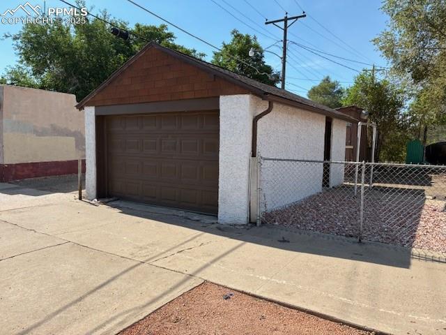 Image 11 of 13: View of detached garage
