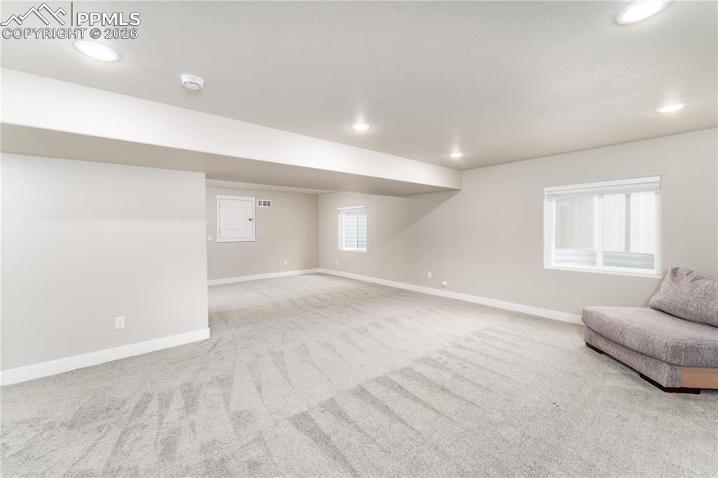 Image 29 of 38: basement rec area