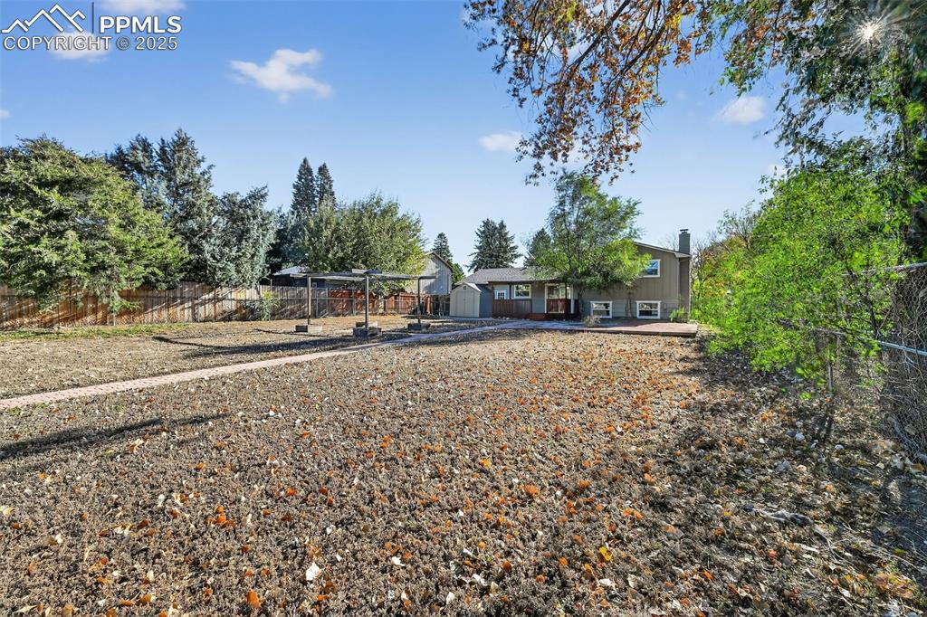 Image 40 of 46: Another view of the back yard.