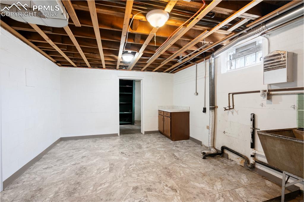 Image 6 of 21: View of below grade area