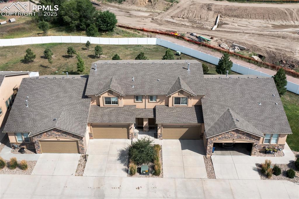 Image 30 of 34: View from above of property