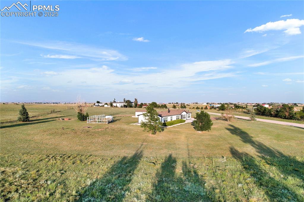 Image 33 of 34: Drone / aerial view featuring a rural view