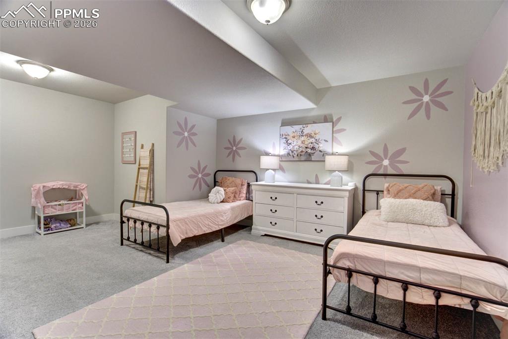 Image 35 of 47: Oversized bedrooms in the basement. 