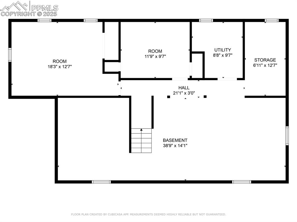 Image 49 of 49: View of basement floor plan